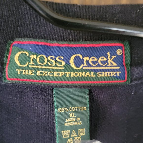 Cross Creek Navy Blue Wegner LLP Polo Shirt Size XL - Picture 4 of 14